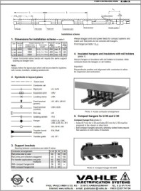 Инструкция по монтажу Изолированные контактные рельсы VAHLE U20-U30-U40 VAHLE